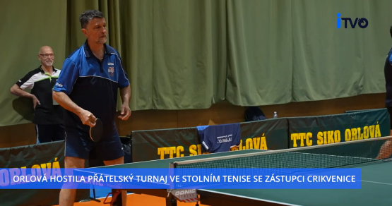 Orlová hostila přátelský turnaj v ping pongu se zástupci Crikvenice